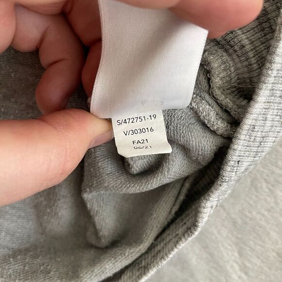 Athleta Sweater Women Extra Small Heather Grey Mindset Sweatshirt Stretch - Picture 8 of 10